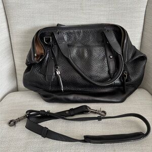 Mackage Black Leather Satchel